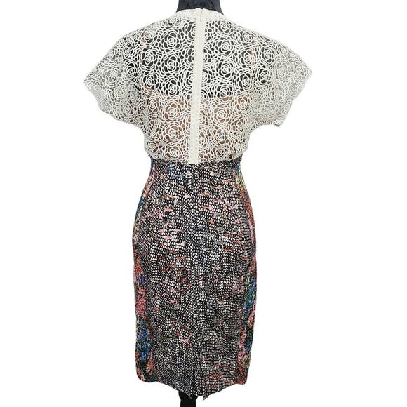 Byron Lars Beguile Lace Study Sheath Dress - Size 4 PRE-OWNED EUC - Picture 2 of 10